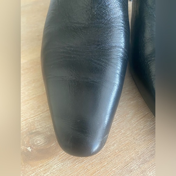 Madewell The Dimes Kitten-Heel Boot in Crinkle Leather Size 8 - Picture 13 of 14